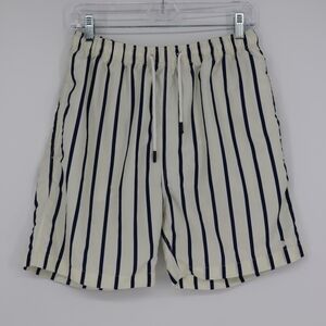 Solid & Striped Men's The California‎ Long-Length Striped Swim Shorts Size Small